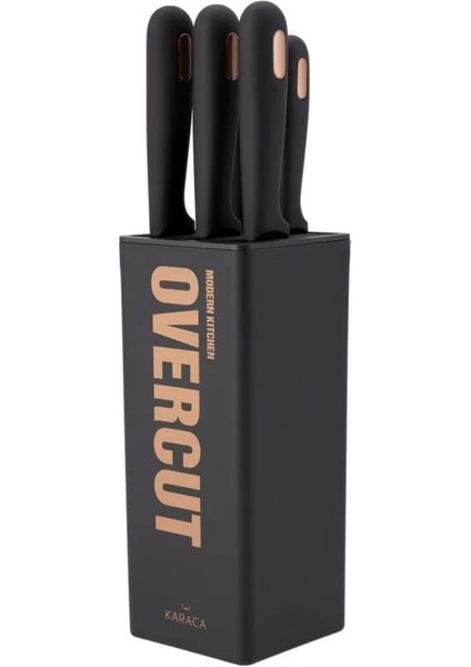 Overcut 6 Parça Bıçak Seti, Siyah fiyatları