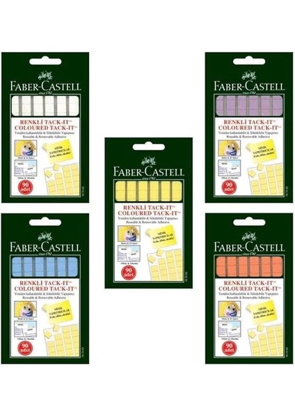 Faber-Castell Tack It 50 gr Yapıştırıcı, Sökülebilir ve Yeniden Kullanılabilir Yapıştırıcı (Çok fiyatları
