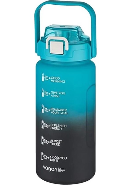 1500ML -Yenilenen Renkler- Pipetli/pipetsiz Kullanım Çift Renk Softtouch Motivasyon