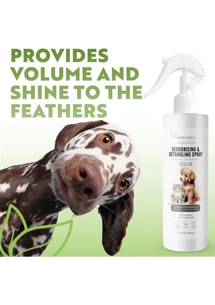 Kedi Köpek Tüy Açıcı Sprey 400 ml | Kolay Tarama | Kıtık Açıcı | Koku Giderici | Vegan