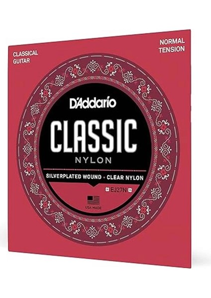D'addario EJ27N 4/4 Normal Tension Klasik Gitar Teli indirimleri