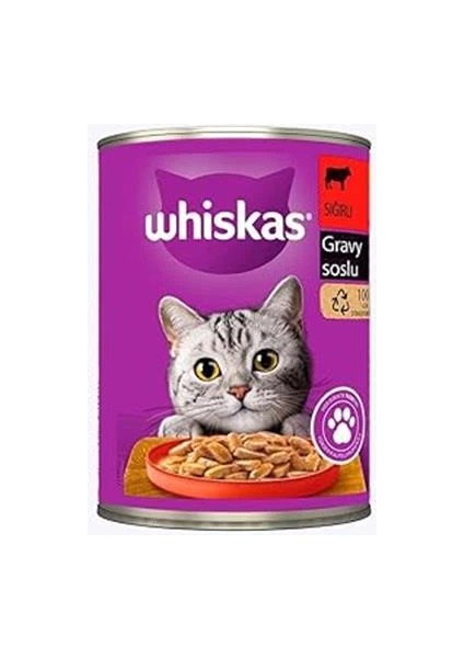 Biftekli Konserve Kedi Maması 400 G