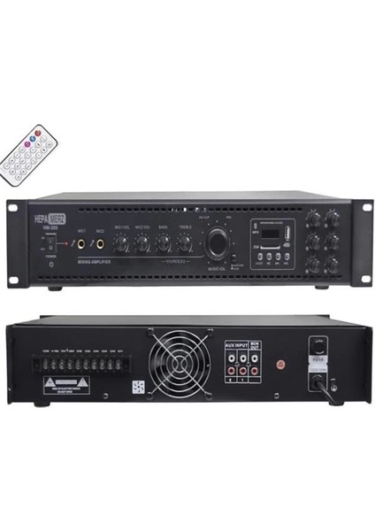 Hepa Merz HM350 6 Bölgeli 350 Watt Mikser, Amfi USB ve Bluetooth Bağlantı