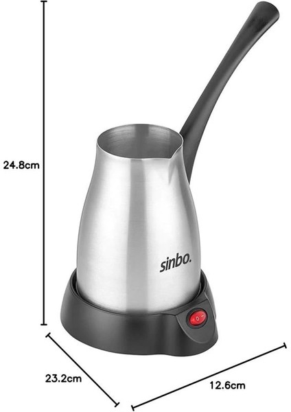 SCM-2957 Elektrikli Cezve Kahve Makinesi, Inox modelleri