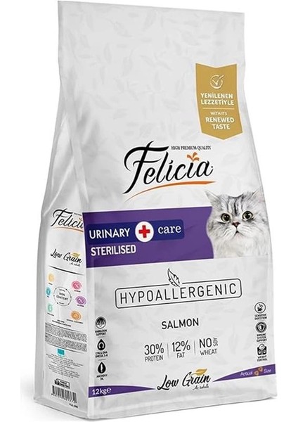 Az Tahıllı Sterilised Somonlu Kedi Maması 12 kg