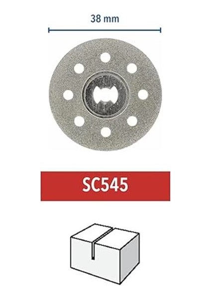 SC545 Ez Speedclic Elmas Kesme Diski, 38 mm