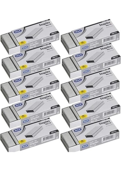 Zımba Teli No:10 Beyaz 140 10'lu Set