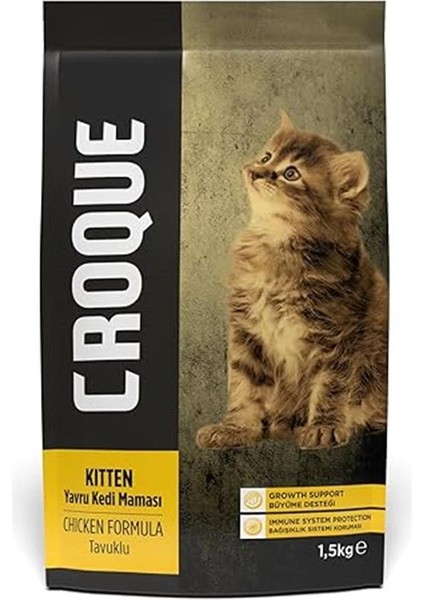 Tavuklu Yavru Kedi Maması 1,5kg fırsatları