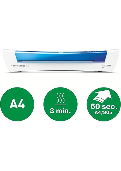 A4 Laminasyon Cihazı, 80 Ila 125 Mikron Laminasyon Folyoları Için, Laminasyon Kılıfları Dahil modelleri