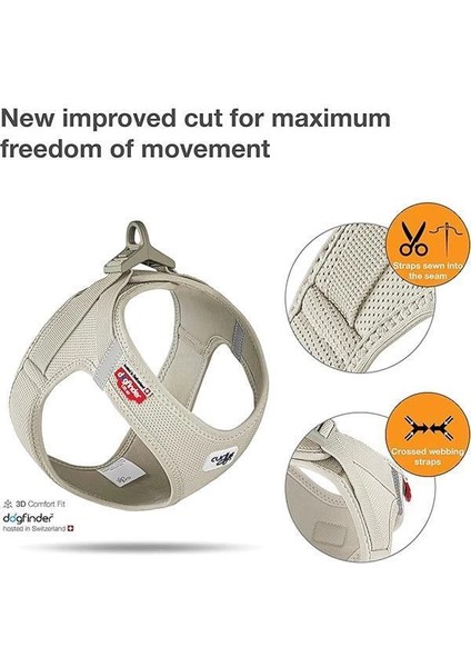 Vest Harness Clasp Air-Mesh Light-Tan 2xs fiyatları