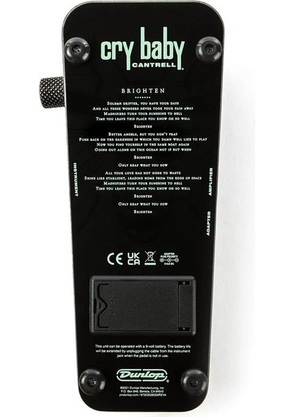 JC95FFS Cantrell Firefly Steel Wah Pedalı indirimleri