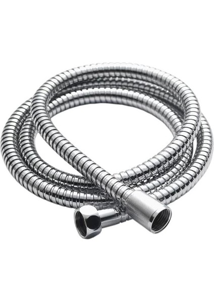 Spiralli Örgülü Duş Hortumu,banyo Duş Hortumu (1,5 Metre) (Krom) fırsatları