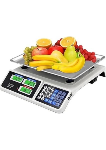 Elektronik Dijital Terazi, Bakkal Manav Market ve Kasap Kullanımına Uygun, 40 kg Kapasite fırsatları