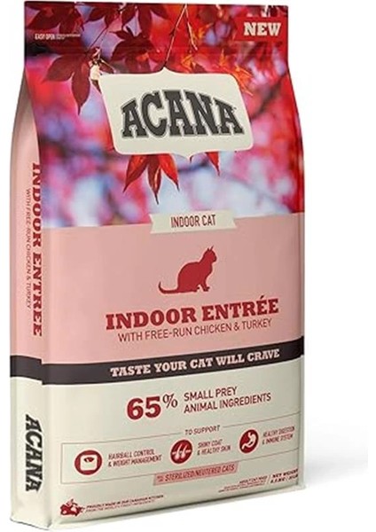 Indoor Entree Sterilised Kısırlaştırılmış Kuru Kedi Maması, Serbest Dolaşan Tavuk ve Hindili