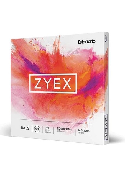 D'addario DZ610 3/4m Zyex Kontrabas Teli