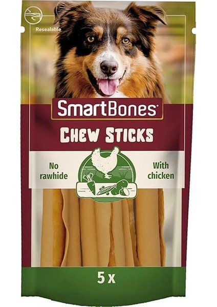 Chickensticks Tavuklu Çiğneme Çubukları 5'li, 100 gr Köpek Ödülü
