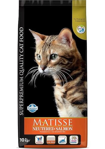 Matısse Somonlu Kısırlaştırılmış Kedi Maması 10 kg