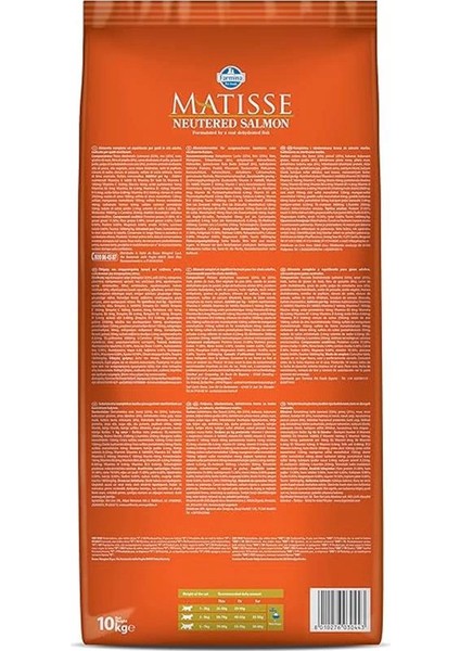 Matısse Somonlu Kısırlaştırılmış Kedi Maması 10 kg fiyatları
