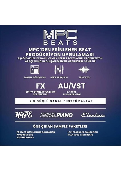 LPK25 - USB Mıdı Klavye Controller Mac ve Pc Için Arpejatör ve Müzik Prodüksiyonu