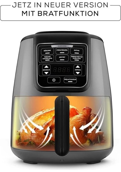 Air Pro Cook Köz Xl Airfryer Space Gray Black fiyatları