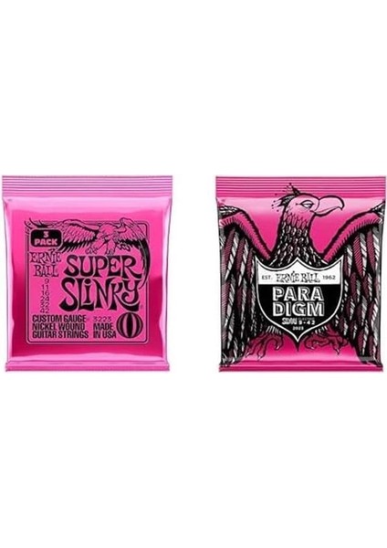 Ernie Ball Super Slinky 3-Pack ve Paradigm Super fiyatları