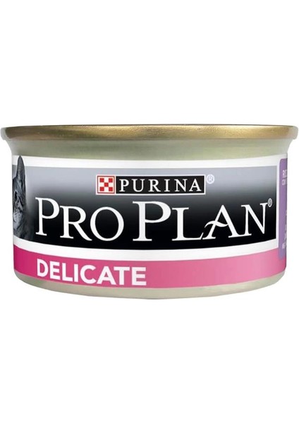 Delicate Hindili Konserve Yaş Yetişkin Kedi Maması 24 x 85 G