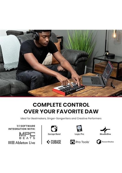 Mpk Mini Mk3 - USB Mıdı Klavye Controller, 25 Mini Tuş, Arkadan Aydınlatmalı 8 fiyatları