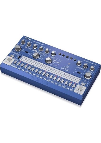 Rd6-Bu, Klasik Analog Drum Machine (8 Drum Sesi, 16-Adımlı Sequencer ve Distortion Efekti) indirimleri