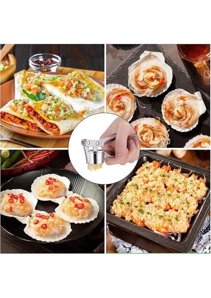 Profesyonel Mutfak Sarımsak Presi/kıyma/kırıcı Ingiltere, Soyucu Sıkacağı Ağır Hizmet