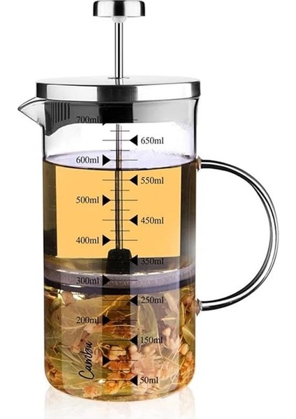T.concept 3u 1 Arada French Press Demlik Olcu Kabi 700 ml