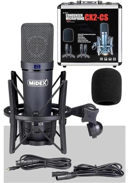 Wizard Paket-1 Cx2 Stüdyo Mikrofon MDX-100 Stüdyo Kayıt Mikseri Kulaklık Ekipman Seti fiyatları