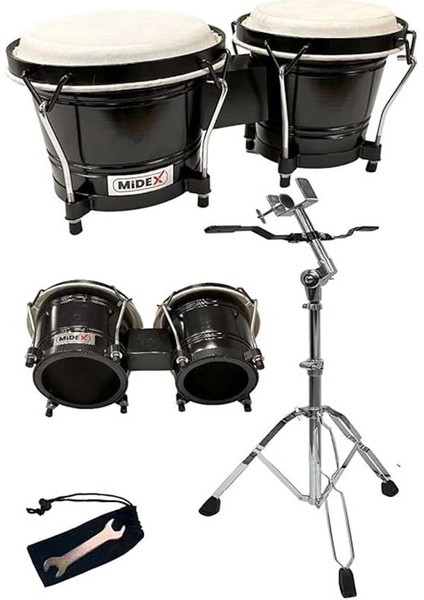 Midex BG-220ST Standlı Siyah Bongo Siam Meşesi Doğal Deri modelleri
