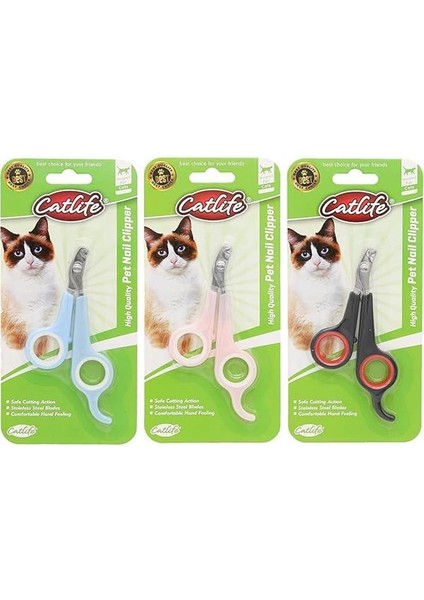 Catlife Kediler Için Tırnak Makası 12X6CM Mix