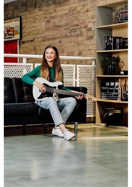 CEG-36WH 8-12 Yaş Çocuklar Için Amfili Full 3/4 36 Inç Elektro Gitar Seti White modelleri