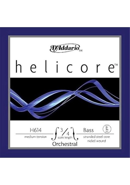 D'addario H614 3/4m Helicore E Kontrabas Teli (Mi) indirimleri