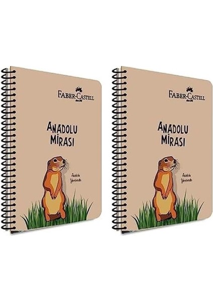 Faber-Castell Spiralli Defter, A4, 80 Yaprak, 70G Kağıt, Çizgili, Anadolu Mirası Desenli, 500 Mikron modelleri