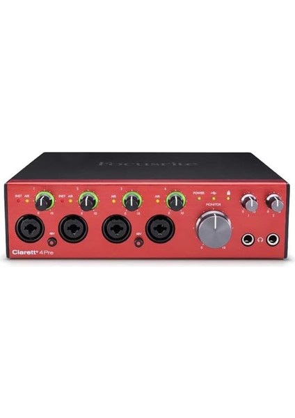 Clarett+ 4pre Usb-C Ses Kartı: Müzik Yaratıcıları Için Stüdyo Kalitesinde Audio Arayüzü