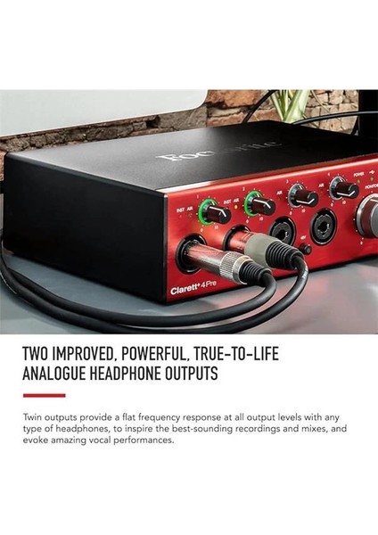 Clarett+ 4pre Usb-C Ses Kartı: Müzik Yaratıcıları Için Stüdyo Kalitesinde Audio Arayüzü indirimleri