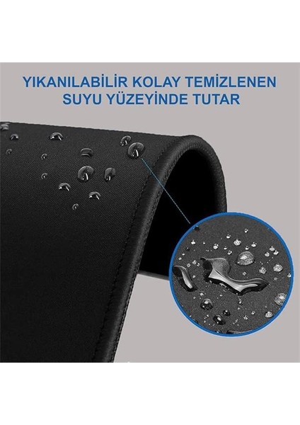 Oyuncu Mouse Pad, Fare Altlığı, Kenar Dikişli, Kaymaz Taban, Ofis Tipi, Pürüzsüz Yüzey indirimleri