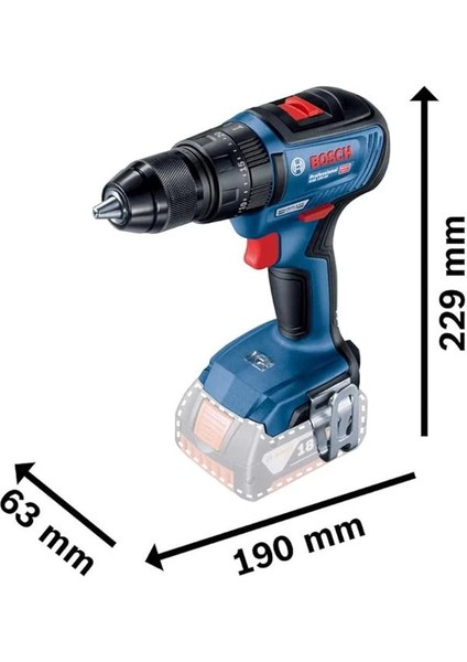 Gsb 18V-50 Akülü Darbeli Delme Vidalama Makinesi (18 Volt, 2 x 2,0 Ah Akü, Şarj fiyatları