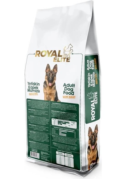 Elıte Köpek Maması (Yetişkin 15 kg Dana Etli) fiyatları