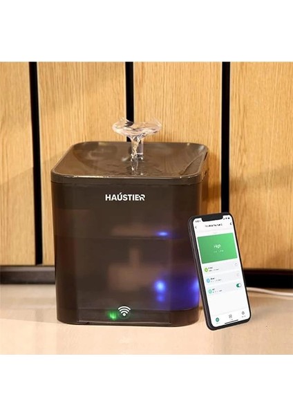 WF004 Akıllı Kedi Köpek Su Sebili Su Şelalesi Su Pınarı, Uv Su Filtrelemeli - Smart Wifi - fiyatları