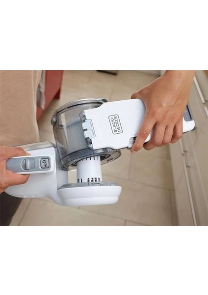 Black + Decker PV1820L Li-Ion Döner Kafa Siklonik Sistem Şarjlı Süpürge, 18V/27WATT
