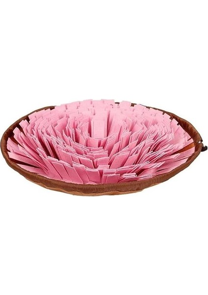 Köpek Yavaş Besleme Matı Mama Bulmaca Matı - Köpek Interaktif Oyuncak (Pembe)