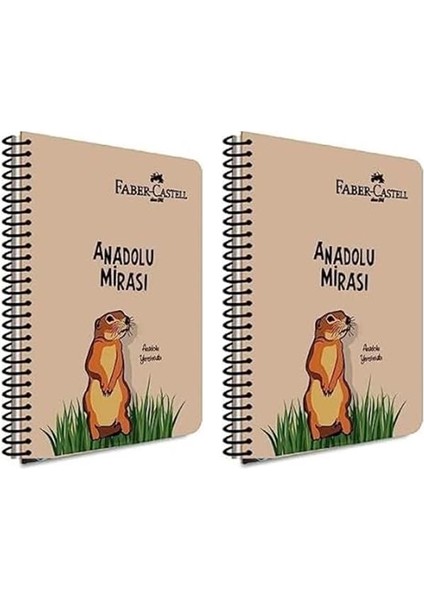 Faber-Castell Spiralli Defter, A4, 80 Yaprak, 70G Kağıt, Çizgili, Anadolu Mirası Desenli, 500 Mikron fırsatları
