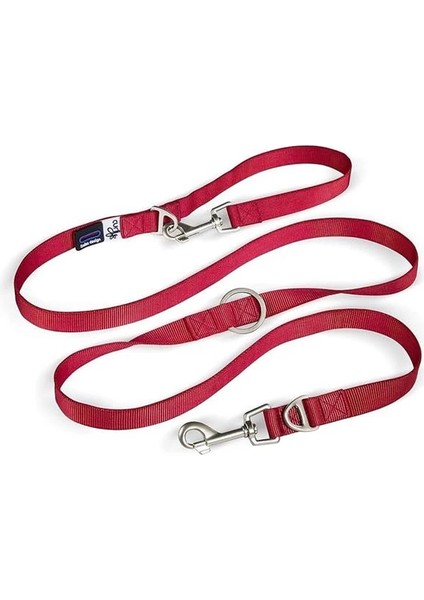 Ayarlanabilen Gezdirme Tasması Naylon Red M