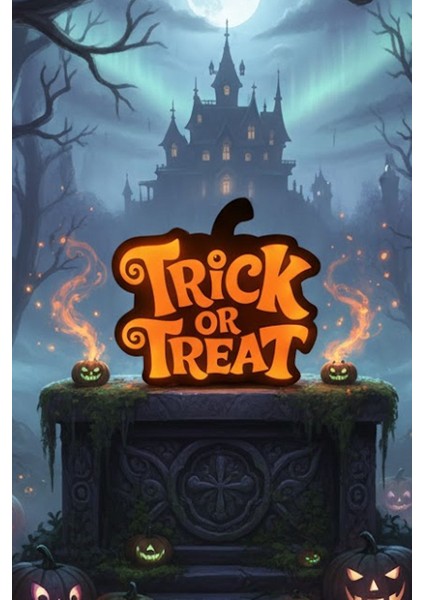 Şeker Mi Şaka Mı Cadılar Bayramı Tasarımlı Dekoratif Aydınlatma fırsatları