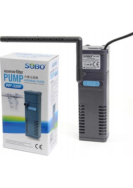 Sobo WP-320F Akvaryum Iç Filtresi 500 Lt/h 5W