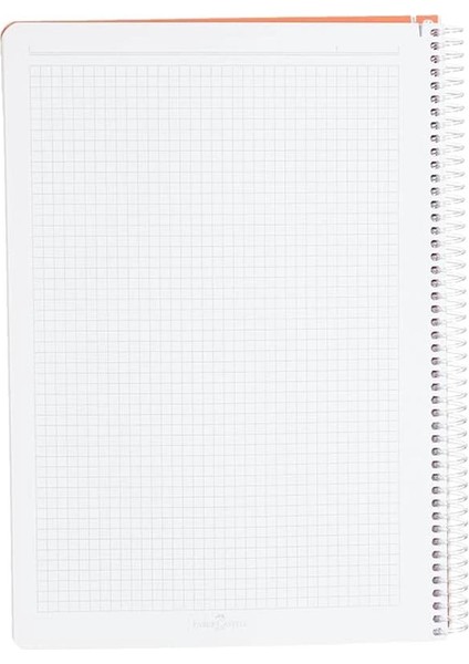 Faber-Castell Spiralli Defter, A4, 100 Yaprak, 70G Kağıt, Kareli, 500 Mikron Pp Kapak, Pet Spiralli modelleri