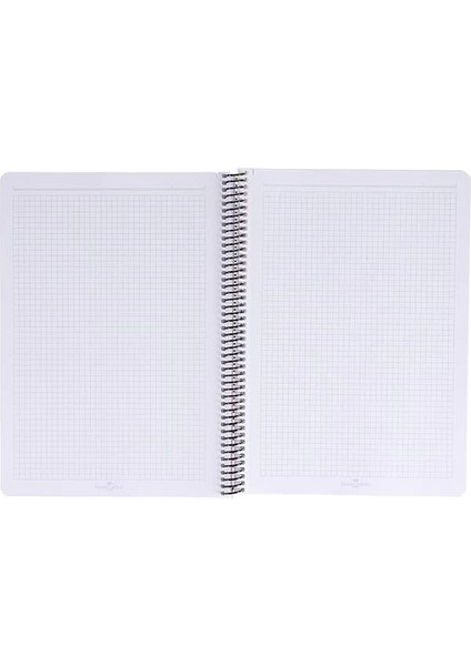 Faber-Castell Spiralli Defter, A4, 100 Yaprak, 70G Kağıt, Kareli, 500 Mikron Pp Kapak, Pet Spiralli fırsatları